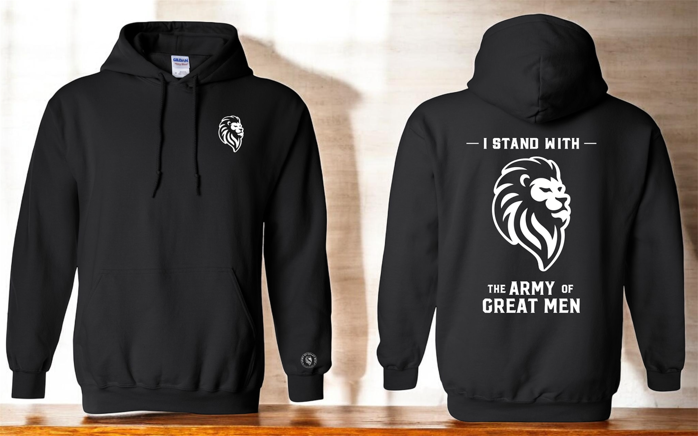 Women's I Stand with the Army of Great Men Hoodie
