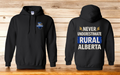 Never Estimate Rural Alberta Unisex Hoodie